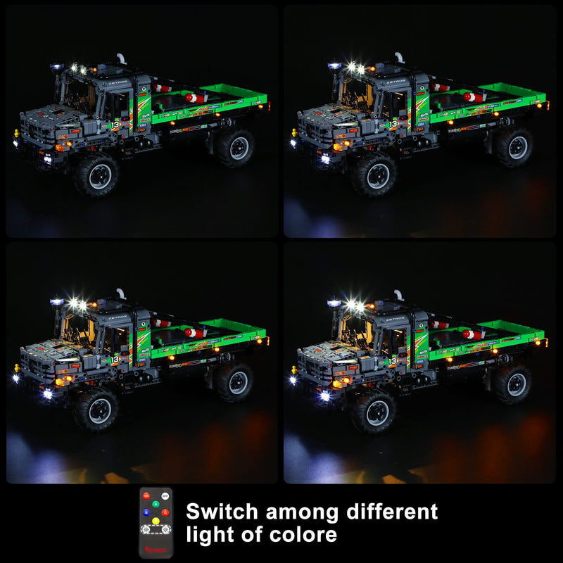 lego 42129 zetros switch from different lighting effects