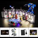 Lego Light Kit For Iron Man Hall of Armor 76125  Lightailing