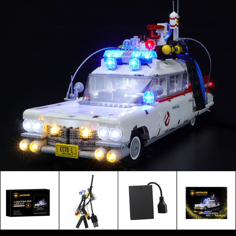 Light Kit For Ghostbusters Ecto-1 LED Lighting Set 21108 