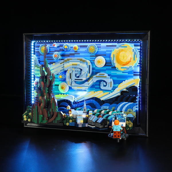  Bourvill LED Light Kit for Lego Vincent Van Gogh 21333 -  Compatible with Lego The Starry Night 21333 Building Blocks - Standard  Version (Lights Kit Without Model) : Toys & Games