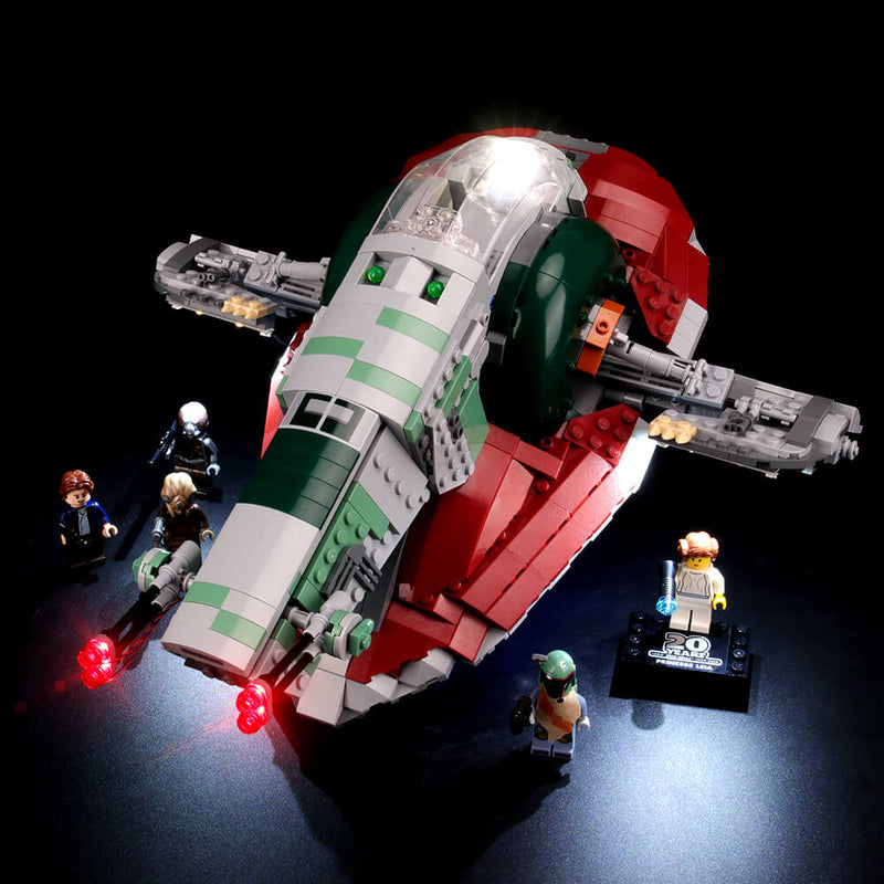lego 7144 star wars slave i and minifigures