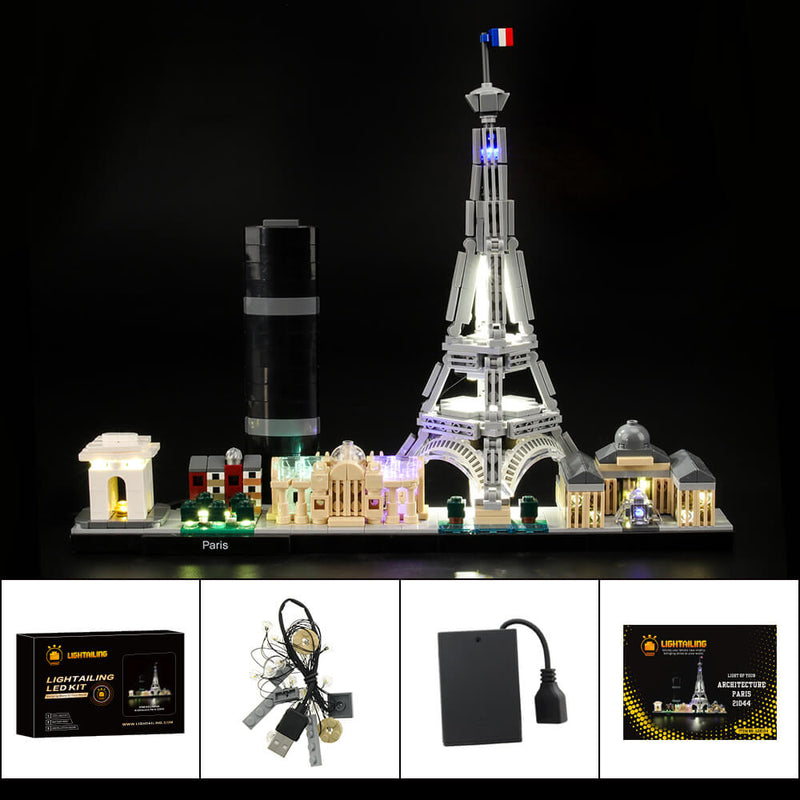 Lightailing Light Kit For Lego Architecture Paris 21044