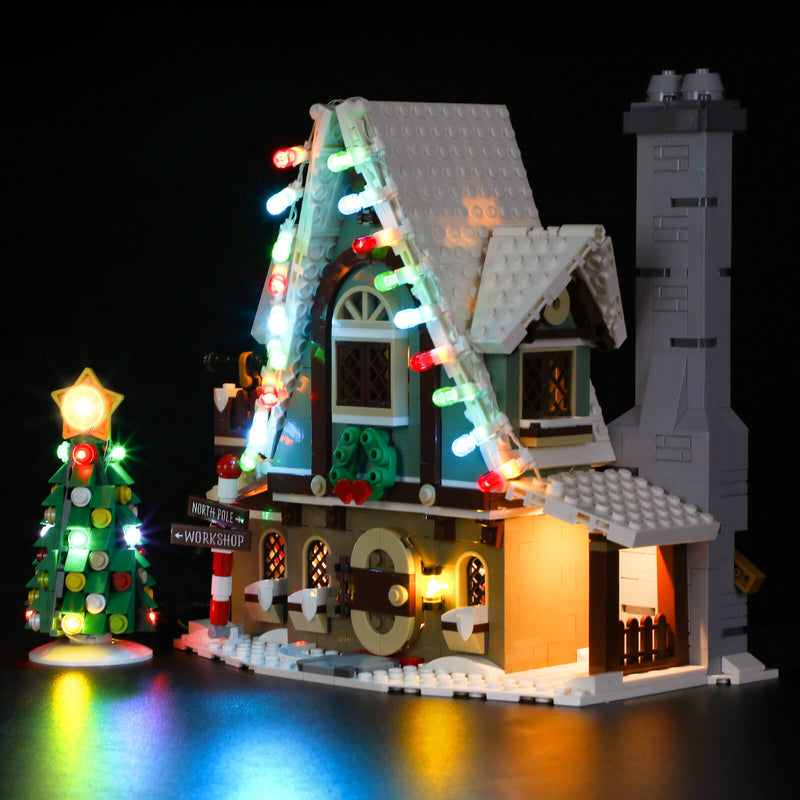 Light Kit For Elf Club House 10275(Remote Control)