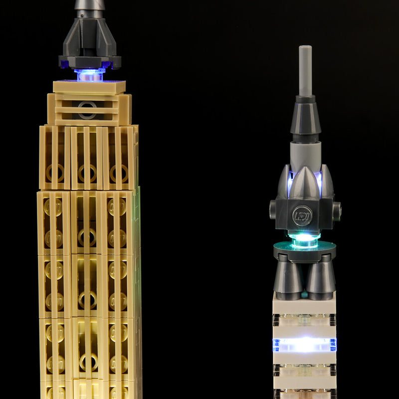 New for Lego Set City 21028 Kit Lightailing Light York