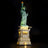 lego architecture statue of liberty 21042 with lights
