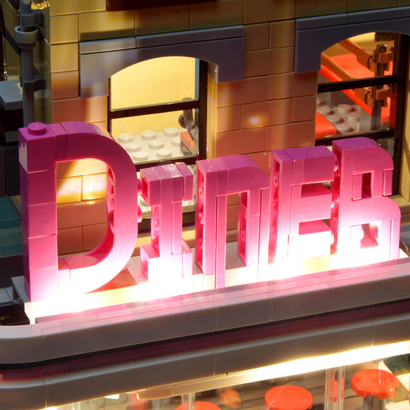 Lego Light Kit For Downtown Diner 10260  BriksMax