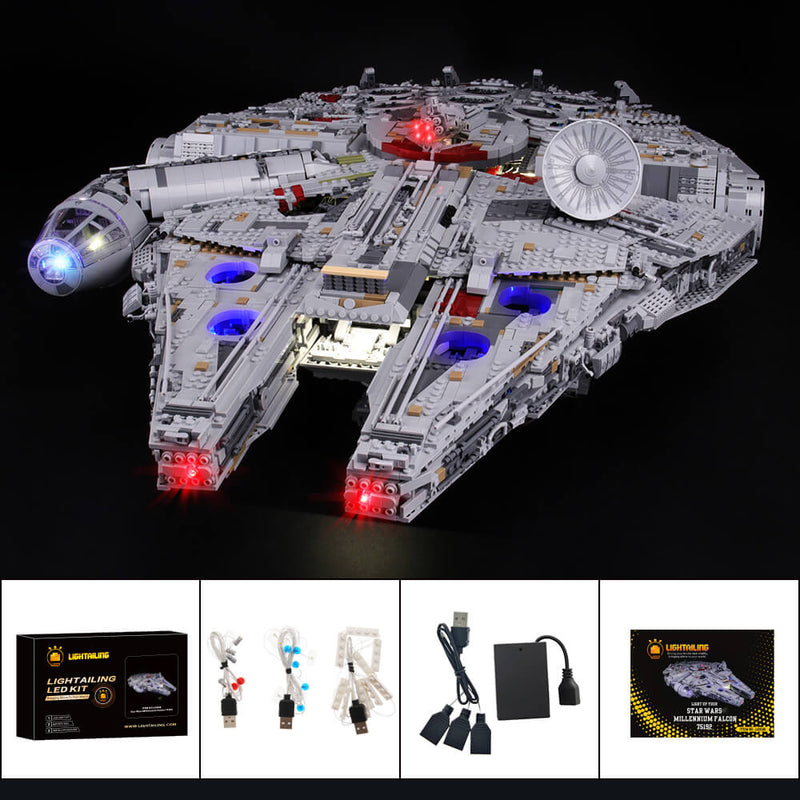 Lego Lighting accessories for millennium falcon light kit