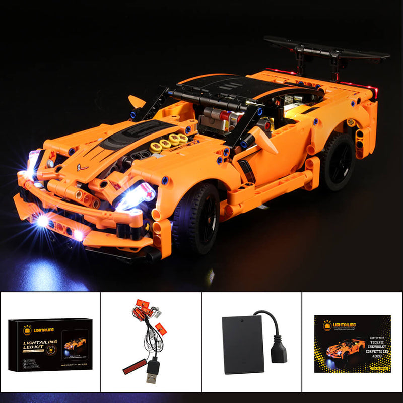 Lego Light Kit For Chevrolet Corvette ZR1 42093  Lightailing