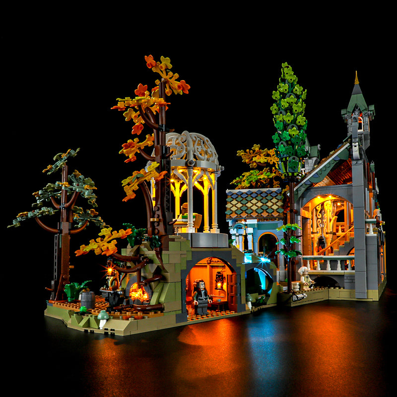 Briksmax Light Kit For THE LORD OF THE RINGS: RIVENDELL™ 10316