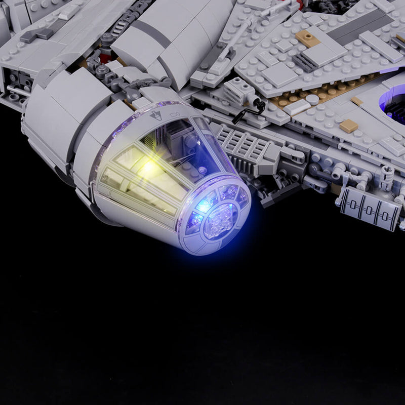 light up lego Millennium Falcon 75192