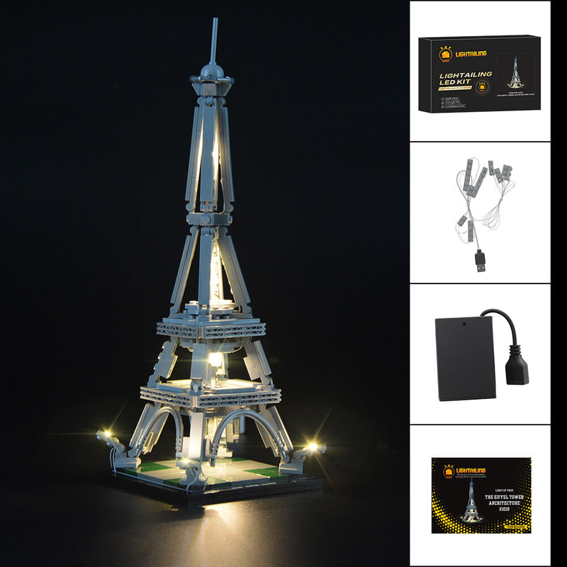 Lego Architecture | Lego Eiffel Tower Light Set 21019 | – Lightailing