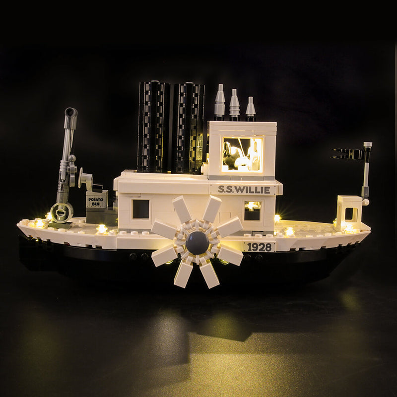 LED Lighting Kit for Steamboat Willie  Lego Set% OFF