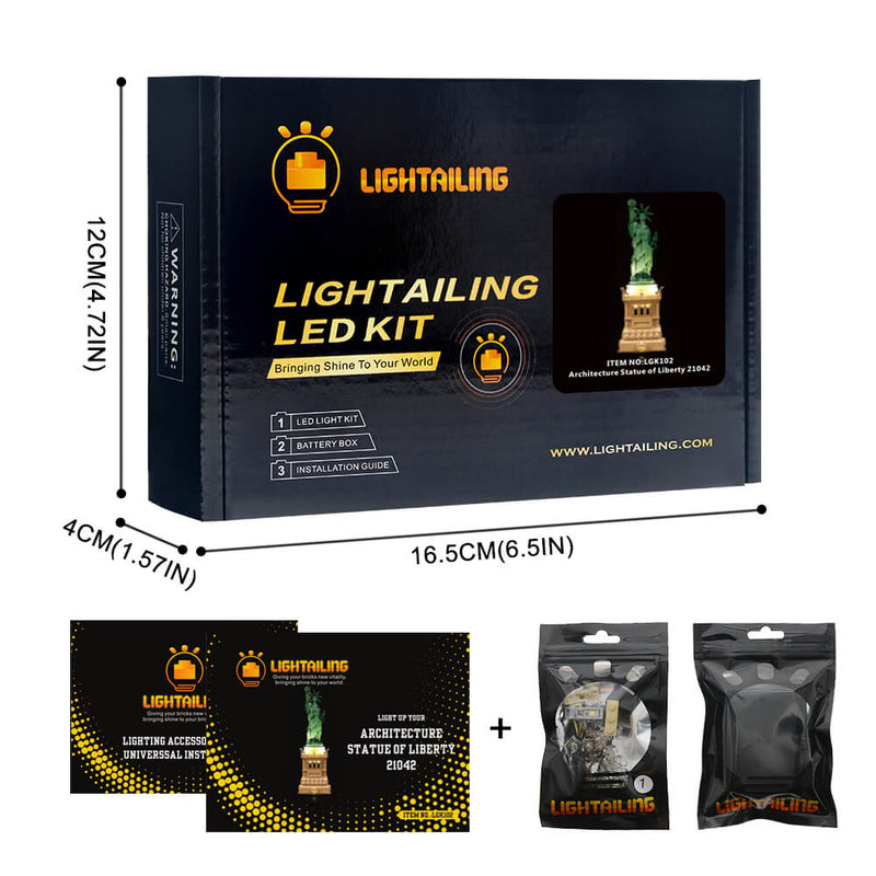 Lego Light Kit For Statue of Liberty 21042  Lightailing