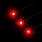 Punktlichter blinken langsam (Rot) - (Dreierpack)