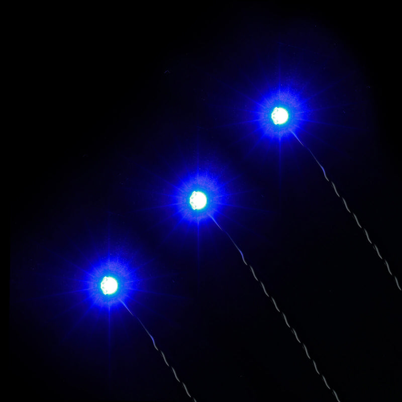 Punktlichter langsam blinkendBlau）15cm-(Dreierpack)