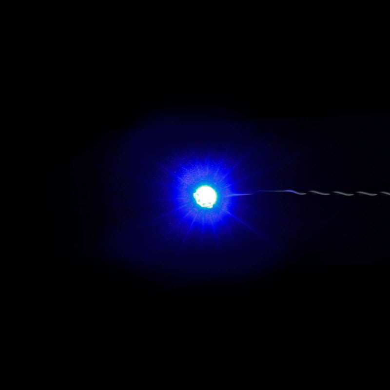 Punktlichter langsam blinkendBlau）15cm-(Dreierpack)