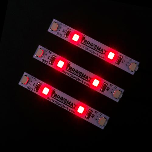 1 * 6 bandes lumineuses Lego Brick (paquet de trois, dans de nombreuses couleurs)