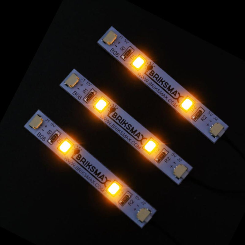 1 * 6 bandes lumineuses Lego Brick (paquet de trois, dans de nombreuses couleurs)