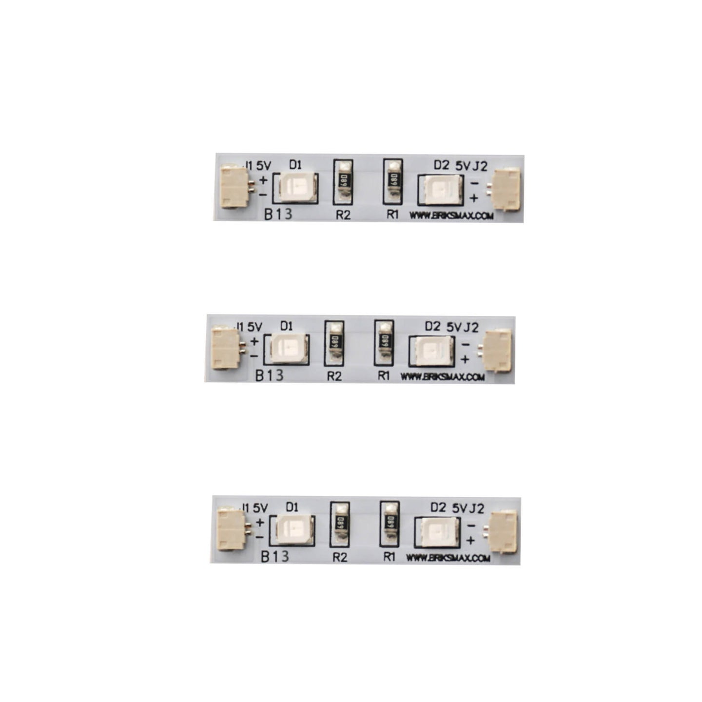 1*4 Lego Brick Strip Lights (3 Pack)—Version 2.0