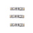1*4 Lego Brick Strip Lights (3 Pack)—Version 2.0