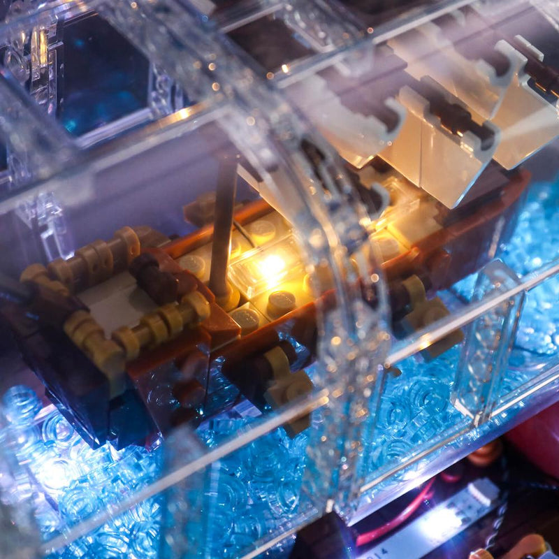 Light Kit For Ship in a Bottle 21313 (With Remote)