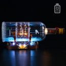 Light Kit For Ship in a Bottle 21313 (With Remote)