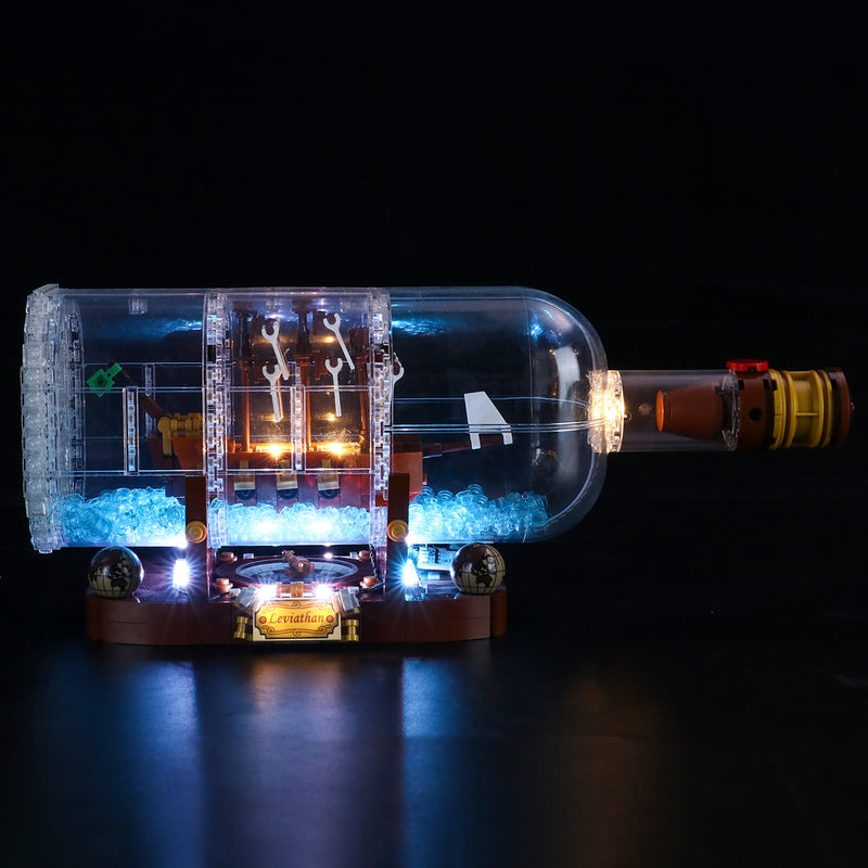 Light Kit For Ship in a Bottle 21313 (With Remote)