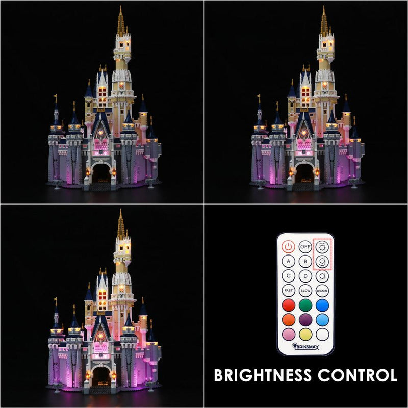 BriksMax Light Kit For Lego Disney Castle 71040 (Easy To Install