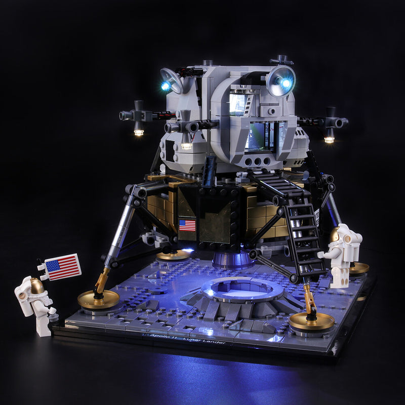 Melting På kanten vegetarisk BriksMax Light Kit For Lego Creator NASA Apollo 11 Lunar Lander 10266 –  Lightailing