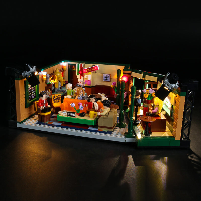 BriksMax Light Kit For Lego Ideas Friends Central Perk 21319 – Lightailing