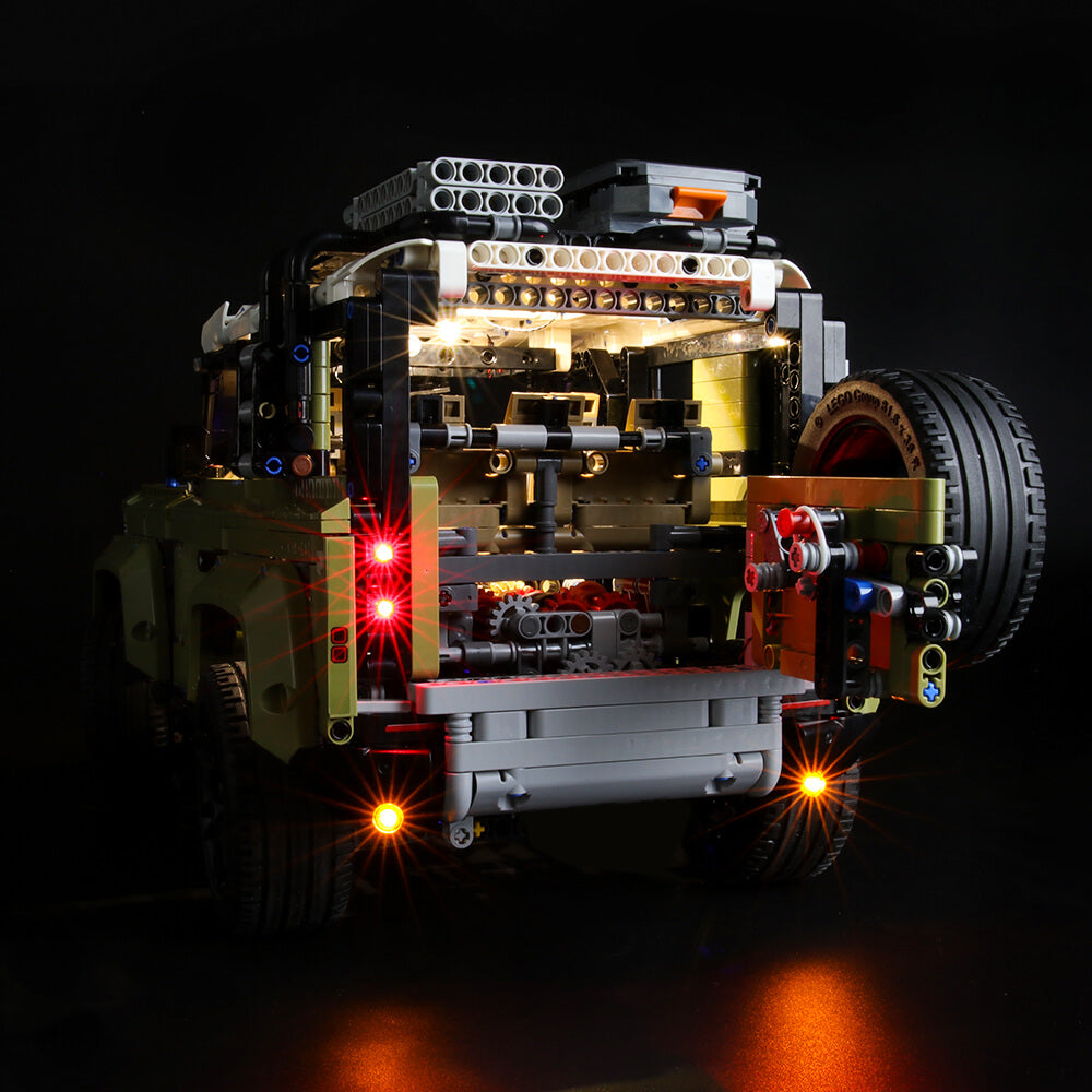 Lego Light Kit For Land Rover Defender 42110  BriksMax