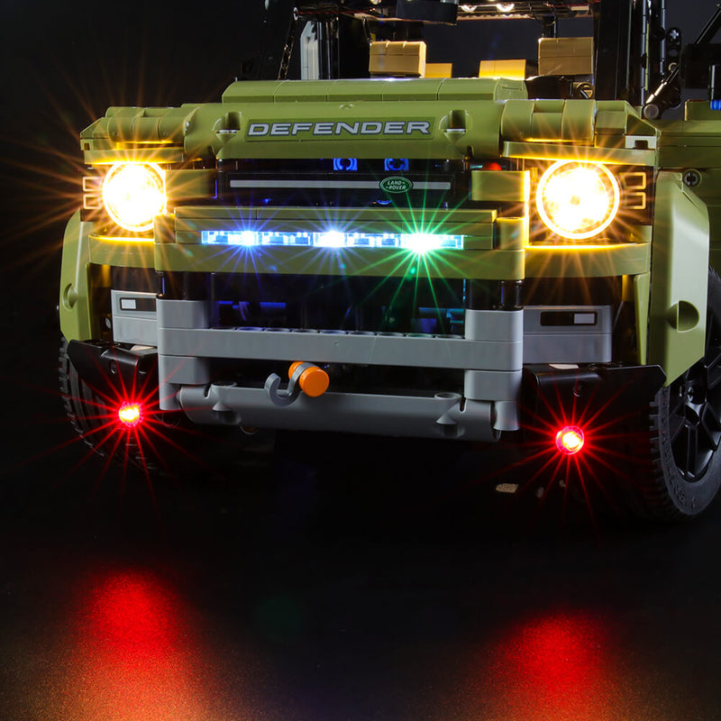 Lego Light Kit For Land Rover Defender 42110  BriksMax