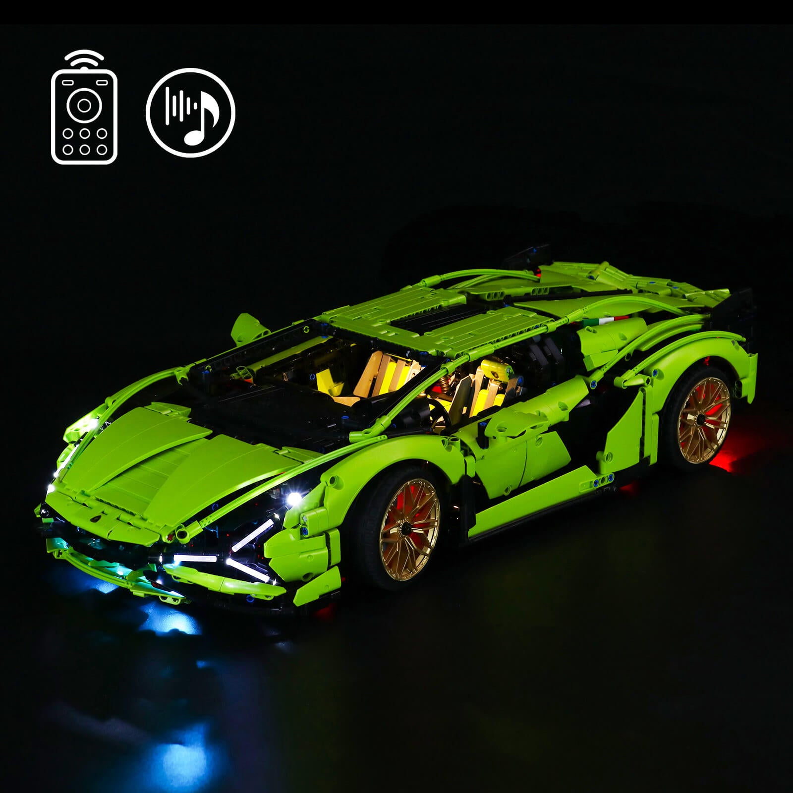 Remote Light Kit for Lamborghini Sián FKP 37 42115-Briksmax