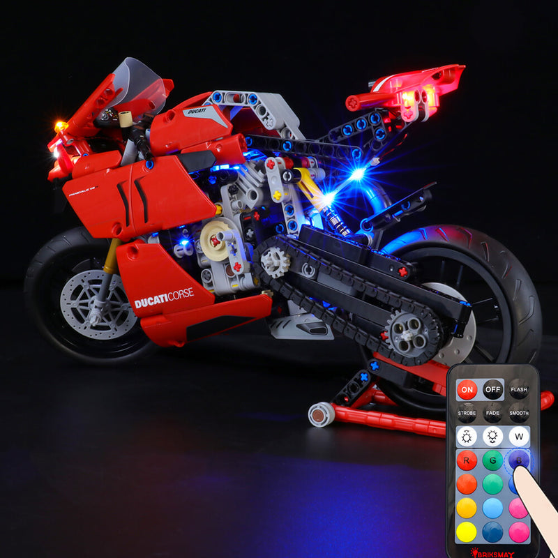 Briksmax Light Kit For LEGO Ducati Panigale V4 R 42107 Briksmax