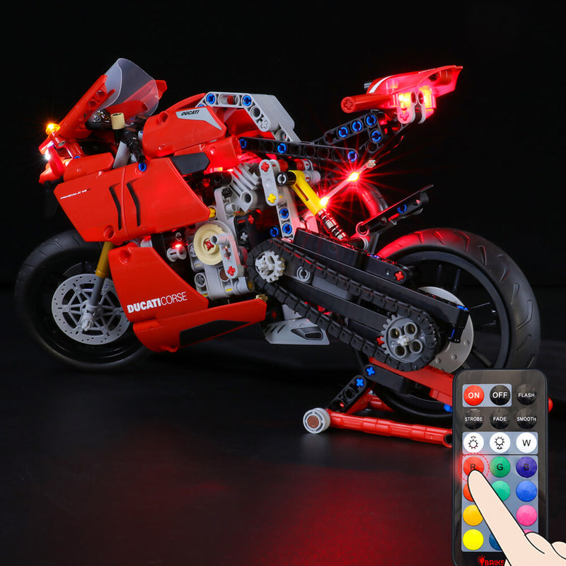 Briksmax Light Kit For LEGO Ducati Panigale V4 R 42107 Briksmax