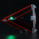 sith tie fighter 75272 wiht lego green lights