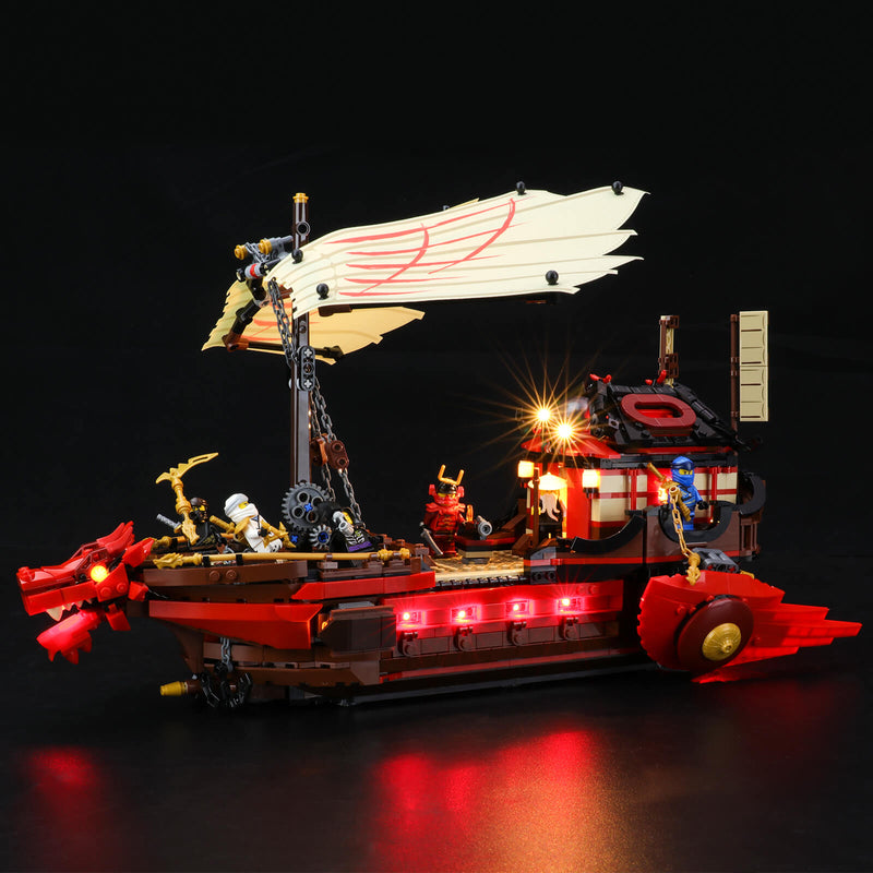 Kit d'Eclairage pour Le QG des Ninjas 71705
