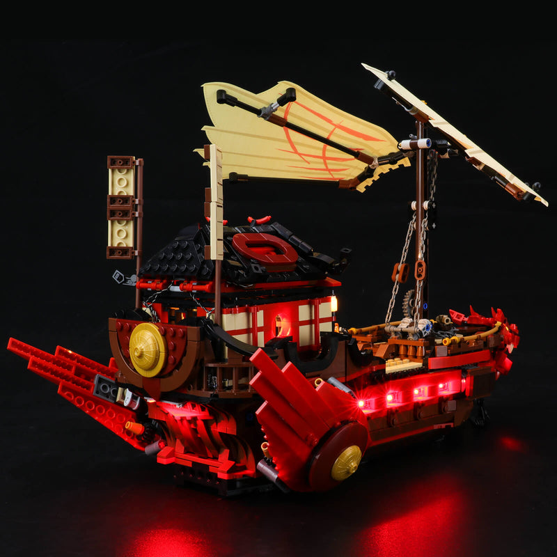 Kit d'Eclairage pour Le QG des Ninjas 71705