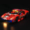 light up lego Ferrari 488 GTE “AF Corse