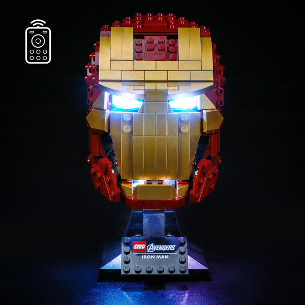 Beleuchtungsset für Iron Man Helm 76165 (mit Fernbedienung)