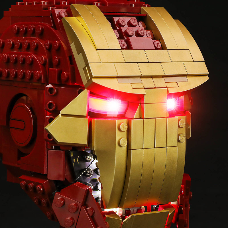 Beleuchtungsset für Iron Man Helm 76165 (mit Fernbedienung)