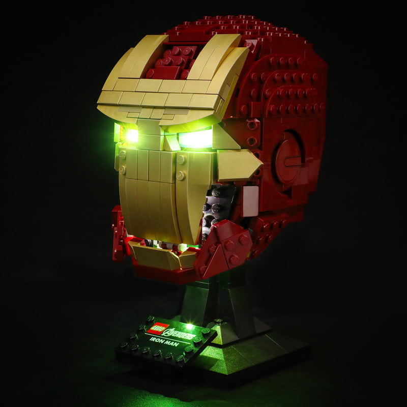 Beleuchtungsset für Iron Man Helm 76165 (mit Fernbedienung)