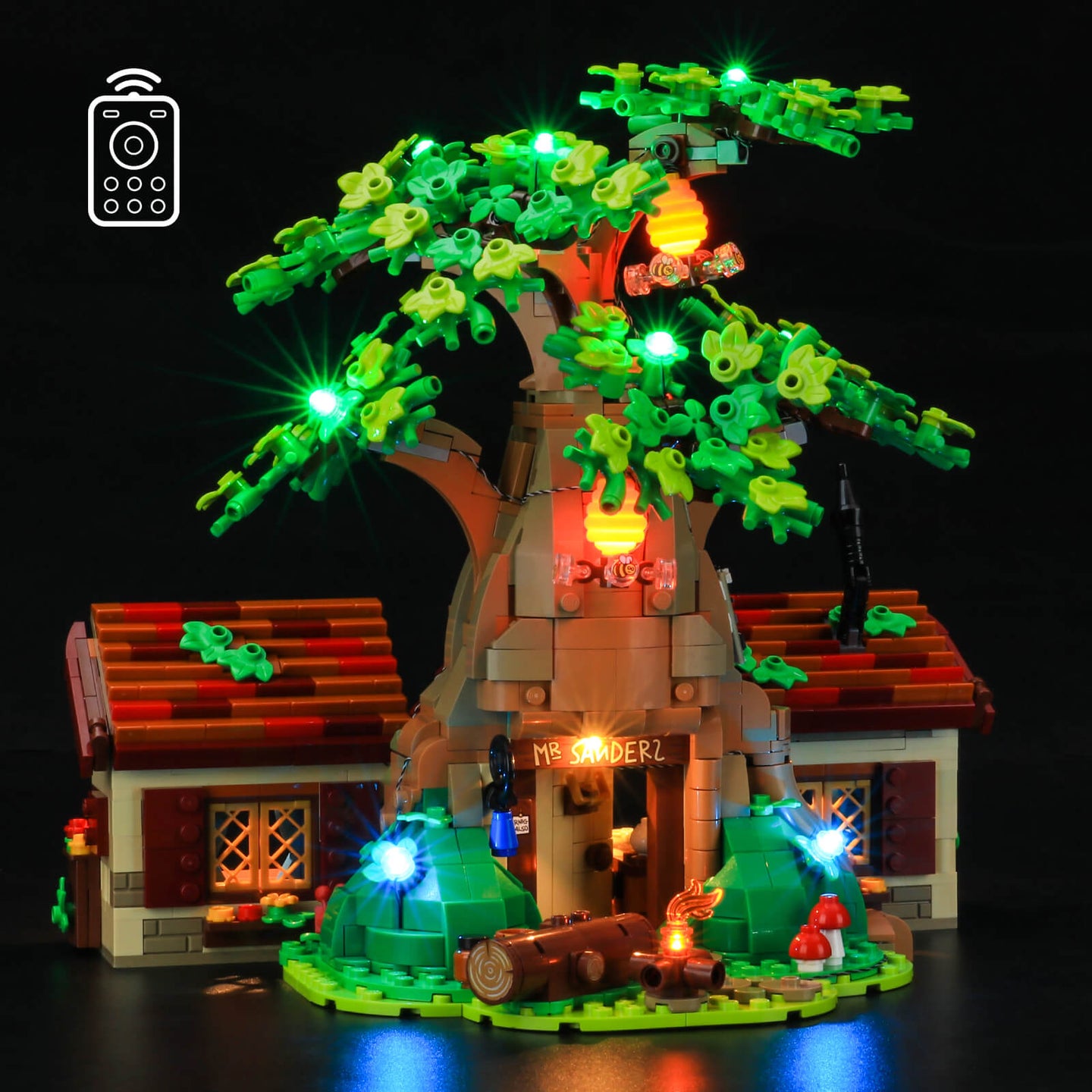 Light Kit For Winnie the Pooh 21326-Briksmax(Remote Version)