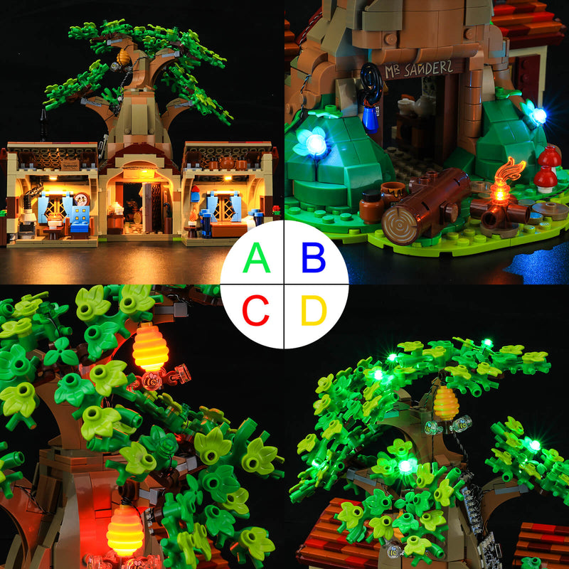 winnie the pooh tree house lighting kit