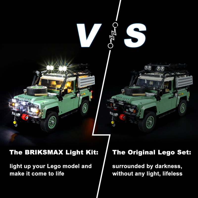 Briksmax Light Kit For Land Rover Classic Defender 90 10317 – Lightailing