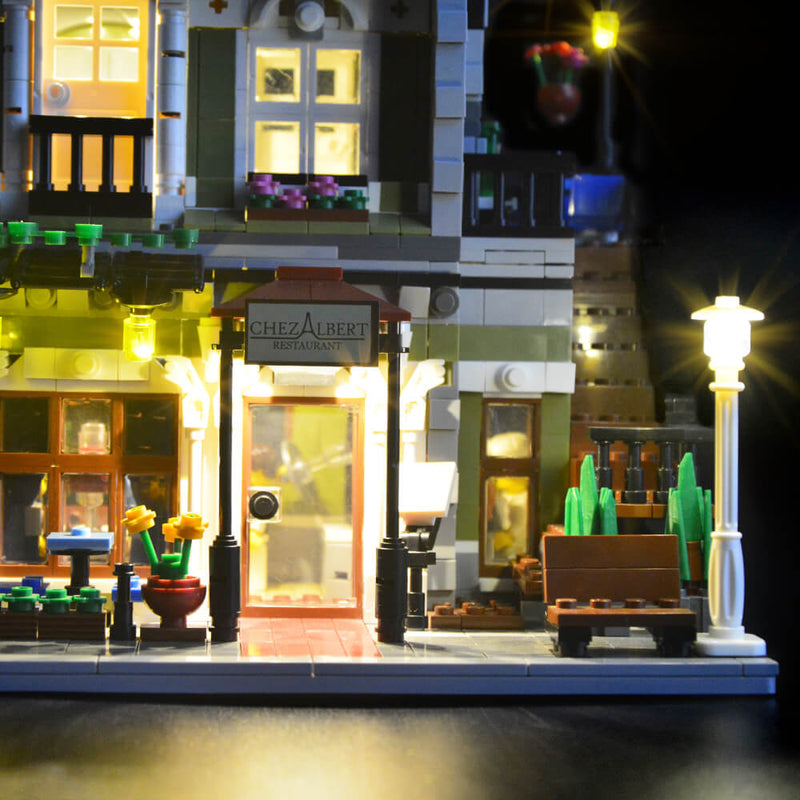 Lego Light Kit For Parisian Restaurant 10243  Lightailing