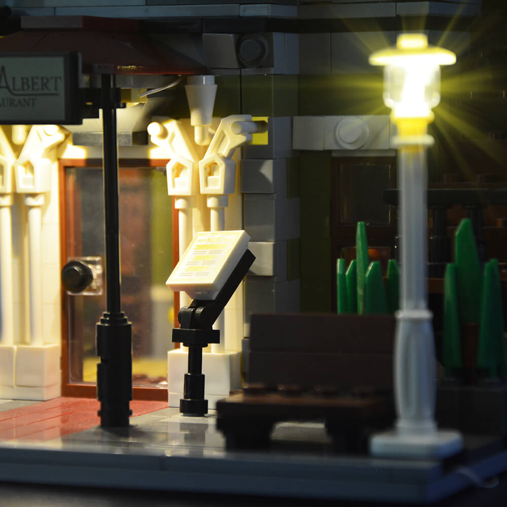 Lego Light Kit For Parisian Restaurant 10243  Lightailing