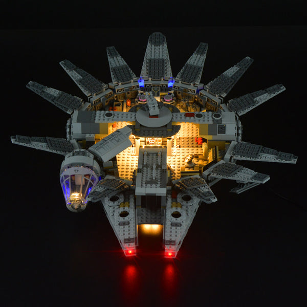 Light up Lego Star Wars Millennium Falcon 75105 Lightailing Lightailing