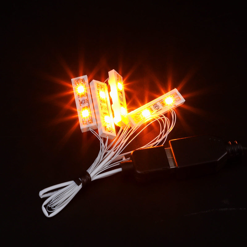 1x4 Lego Blocks LED "Four-In-One" Strip Lights（In Many Colors）