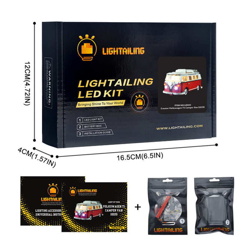 LIGHTAILING Licht-Set Für (T1 Campingbus) Modell - LED Licht-Set Kompatibel  Mit Lego 10220(Modell Nicht Enthalten): : Spielzeug